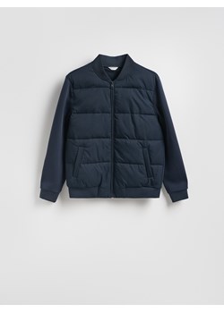 Reserved - Kurtka bomberka ze stójką - granatowy ze sklepu Reserved w kategorii Kurtki męskie - zdjęcie 188536575