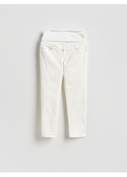 Reserved - Jeansy mom fit - biały ze sklepu Reserved w kategorii Jeansy damskie - zdjęcie 188537217