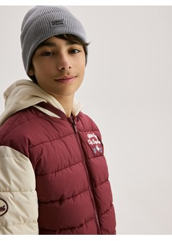 Reserved - Czapka z naszywką - ciemnoszary ze sklepu Reserved w kategorii Czapki dziecięce - zdjęcie 188537508