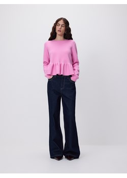 Reserved - Sweter z baskinką - różowy ze sklepu Reserved w kategorii Swetry damskie - zdjęcie 188537646