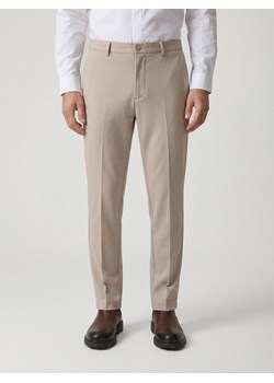 Reserved - Spodnie chino slim fit - beżowy ze sklepu Reserved w kategorii Spodnie męskie - zdjęcie 188537785