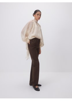 Reserved - Jeansy straight - dark grey jeans ze sklepu Reserved w kategorii Jeansy damskie - zdjęcie 188538196