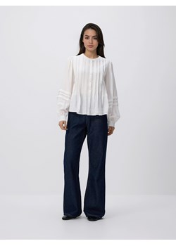 Reserved - Wiskozowa koszula - złamana biel ze sklepu Reserved w kategorii Bluzki damskie - zdjęcie 188538408