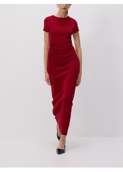 Reserved - Sukienka maxi z ozdobnym paskiem - czerwony ze sklepu Reserved w kategorii Sukienki - zdjęcie 188538426