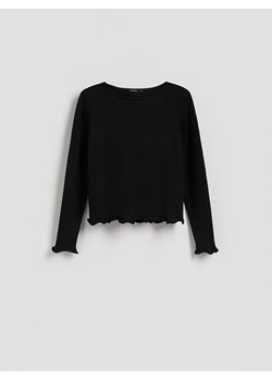 Reserved - Sweter z wiskozą - czarny ze sklepu Reserved w kategorii Swetry damskie - zdjęcie 188538525