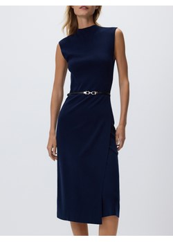 Reserved - Sukienka z paskiem - granatowy ze sklepu Reserved w kategorii Sukienki - zdjęcie 188538567