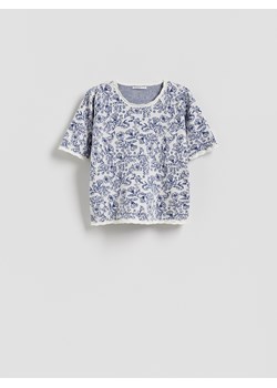 Reserved - Sweter z krótkim rękawem - wielobarwny ze sklepu Reserved w kategorii Swetry damskie - zdjęcie 188538735