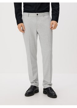 Reserved - Garniturowe spodnie slim fit - jasnoszary ze sklepu Reserved w kategorii Spodnie męskie - zdjęcie 188538955