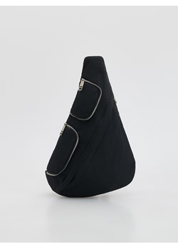 Reserved - Plecak na jedno ramię - czarny ze sklepu Reserved w kategorii Plecaki - zdjęcie 188539066