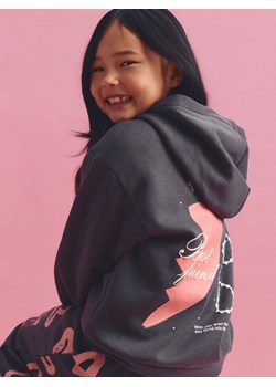 Reserved - Bluza z nadrukiem na plecach - ciemnoszary ze sklepu Reserved w kategorii Bluzy dziewczęce - zdjęcie 188539149