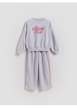 Reserved - Bawełniany komplet - niebieski ze sklepu Reserved w kategorii Bluzy dziewczęce - zdjęcie 188539399