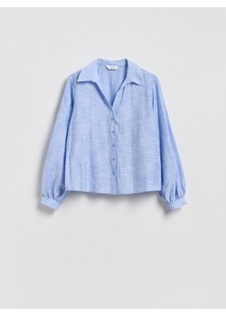 Reserved - Koszula z haftowanym wzorem - jasnoniebieski ze sklepu Reserved w kategorii Bluzki damskie - zdjęcie 188539679