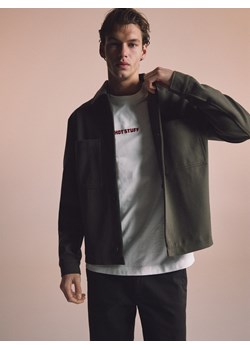 Reserved - T-shirt regular z nadrukiem - złamana biel ze sklepu Reserved w kategorii T-shirty męskie - zdjęcie 188539709