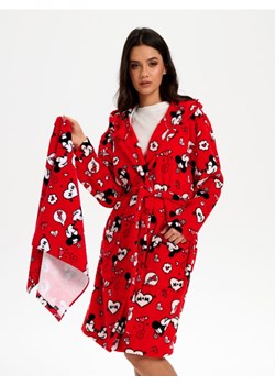 Sinsay - Szlafrok i ręcznik Myszka Miki - czerwony ze sklepu Sinsay w kategorii Szlafroki damskie - zdjęcie 188542458