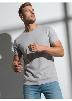 Sinsay - Bawełniana koszulka basic - szary ze sklepu Sinsay w kategorii T-shirty męskie - zdjęcie 188542599