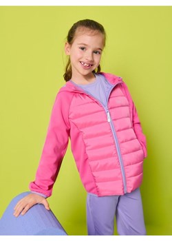 Sinsay - Pikowana kurtka z kapturem - różowy ze sklepu Sinsay w kategorii Kurtki dziewczęce - zdjęcie 188542677