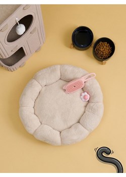 Sinsay - Legowisko dla kota w kształcie kwiata - kremowy ze sklepu Sinsay w kategorii Dla zwierząt - zdjęcie 188542709