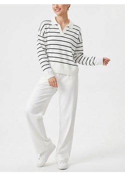 Sinsay - Sweter w paski z kołnierzykiem - biały ze sklepu Sinsay w kategorii Swetry damskie - zdjęcie 188542847