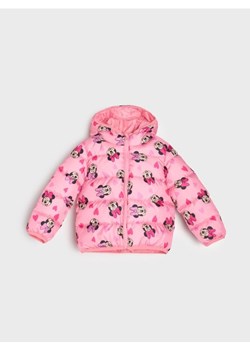 Sinsay - Pikowana kurtka puffer z kapturem Minnie Mouse - różowy ze sklepu Sinsay w kategorii Kurtki dziewczęce - zdjęcie 188542898