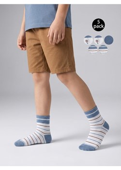 Sinsay - Prążkowane skarpetki 5 pack - wielobarwny ze sklepu Sinsay w kategorii Skarpetki dziecięce - zdjęcie 188542928