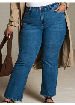 Sinsay - Jeansy bootcut Plus Size - niebieski ze sklepu Sinsay w kategorii Jeansy damskie - zdjęcie 188543025