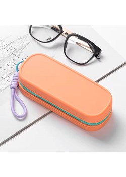 Silikonowe etui na okulary z poręcznym uchwytem ET-141A pomarańcz ze sklepu Stylion w kategorii Etui - zdjęcie 188543246