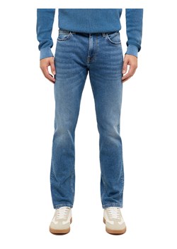Męskie Spodnie Jeansowe Mustang Style Vegas Slim Denim Blue 1017422 5000 602 ze sklepu YouNeedit.pl w kategorii Jeansy męskie - zdjęcie 188543338