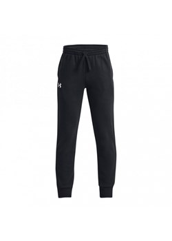 Chłopięce spodnie dresowe Under Armour UA Rival Fleece Joggers - czarne ze sklepu Sportstylestory.com w kategorii Spodnie chłopięce - zdjęcie 188544178