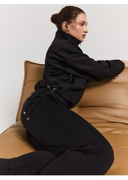 Mohito - Spodnie dresowe z wiskozą - czarny ze sklepu Mohito w kategorii Spodnie damskie - zdjęcie 188545186
