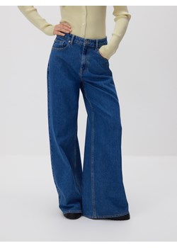 Reserved - Jeansy wide leg - niebieski ze sklepu Reserved w kategorii Jeansy damskie - zdjęcie 188546186