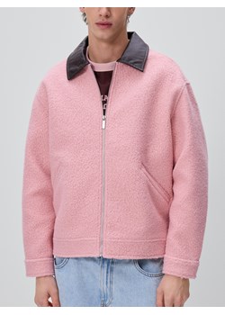 Reserved - Kurtka ze sztucznym barankiem - różowy ze sklepu Reserved w kategorii Kurtki męskie - zdjęcie 188546497