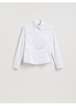 Reserved - Koszula slim fit - biały ze sklepu Reserved w kategorii Koszule damskie - zdjęcie 188546506