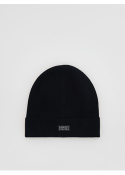 Reserved - Czapka z naszywką - czarny ze sklepu Reserved w kategorii Czapki dziecięce - zdjęcie 188546605