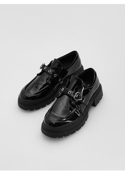 Reserved - Loafersy z imitacji skóry - czarny ze sklepu Reserved w kategorii Półbuty dziecięce - zdjęcie 188546908