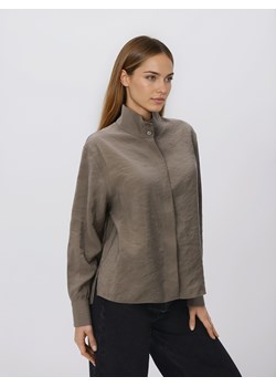 Reserved - Koszula z modalem - szary ze sklepu Reserved w kategorii Bluzki damskie - zdjęcie 188547018