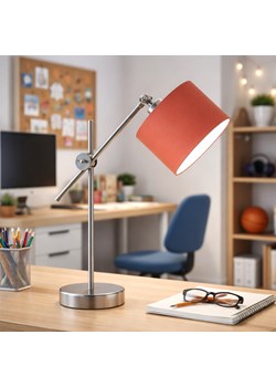 Designerska lampka biurkowa do pracy i nauki MALI w kolorze czarno-czerwonym ze sklepu Lysne w kategorii Lampy stołowe - zdjęcie 188547437