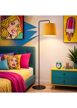 Lampa stojąca musztardowa RIJAD ze sklepu Lysne w kategorii Lampy podłogowe - zdjęcie 188547519