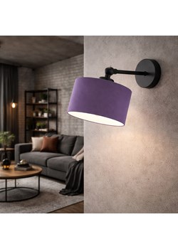 Czarny kinkiet na wysięgniku TETE na przedpokój ze sklepu Lysne w kategorii Lampy ścienne - zdjęcie 188547565