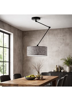 Designerska lampa sufitowa na ruchomym ramieniu NEWA z abażurem ze sklepu Lysne w kategorii Lampy sufitowe - zdjęcie 188547649