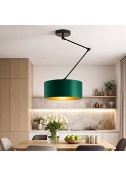 Nowoczesna lampa sufitowa z 3 przegubami NEWA GOLD z długim regulowanym ramieniem ze sklepu Lysne w kategorii Lampy sufitowe - zdjęcie 188547659