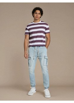 Sinsay - Jeansy jogger z efektem sprania - niebieski ze sklepu Sinsay w kategorii Jeansy męskie - zdjęcie 188549098