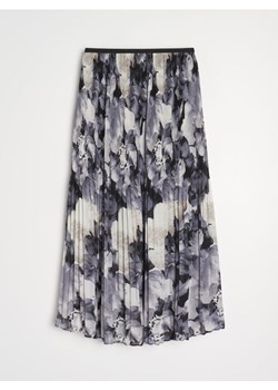 Sinsay - Plisowana spódnica midi ze wzorem - wielobarwny ze sklepu Sinsay w kategorii Spódnice - zdjęcie 188549115