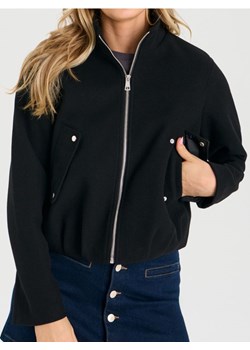 Sinsay - Bomberka z marszczeniem na dole - czarny ze sklepu Sinsay w kategorii Kurtki damskie - zdjęcie 188549148