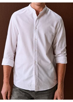 Sinsay - Bawełniana koszula - biały ze sklepu Sinsay w kategorii Koszule męskie - zdjęcie 188549178