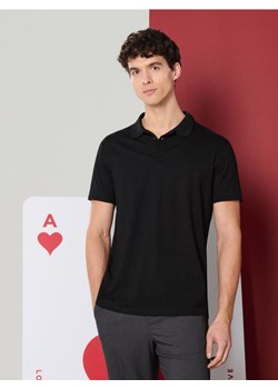Sinsay - Koszulka polo - czarny ze sklepu Sinsay w kategorii T-shirty męskie - zdjęcie 188549206