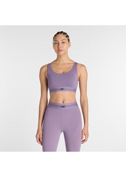 Biustonosz do treningu New Balance AC WB61Q0QKAA5 – fioletowy ze sklepu New Balance Poland w kategorii Biustonosze - zdjęcie 188549306