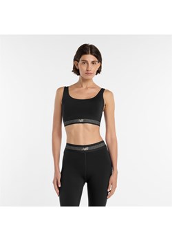 Biustonosz do treningu New Balance AC WB61Q0QKBK – czarny ze sklepu New Balance Poland w kategorii Biustonosze - zdjęcie 188549309