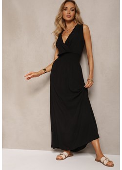 Czarna Sukienka Thesarpia ze sklepu renee.pl w kategorii Sukienki - zdjęcie 188549817