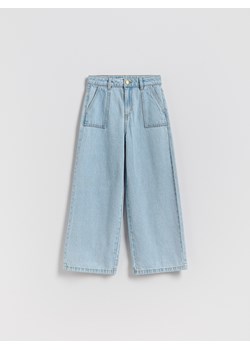 Reserved - Jeansy super wide leg - niebieski ze sklepu Reserved w kategorii Spodnie dziewczęce - zdjęcie 188550335