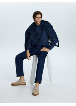 Reserved - Jeansy straight fit - granatowy ze sklepu Reserved w kategorii Jeansy męskie - zdjęcie 188550535